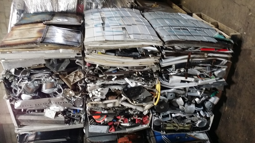 Mixed dirty aluminum scrap