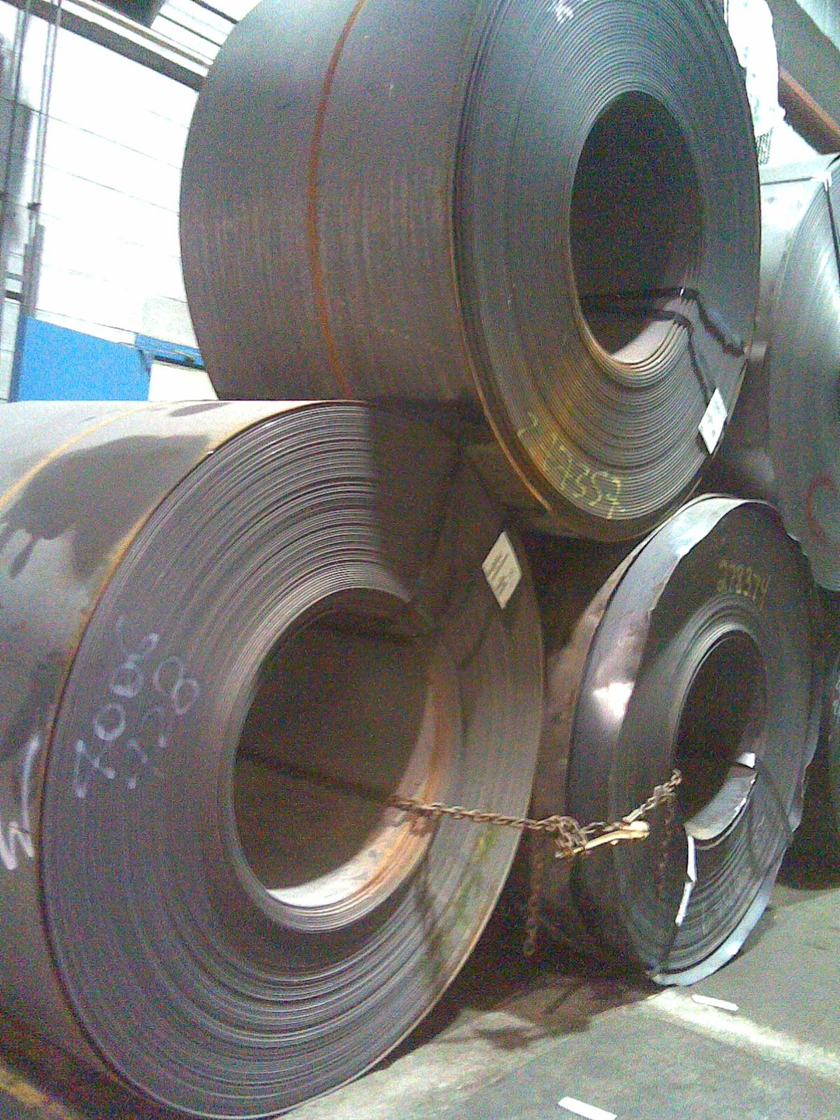 Hot rolled steel coils